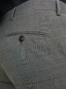 Jack & Jones Tmavosivé pánske oblekové nohavice Jack & Jones Solaris zo zmesi vlny