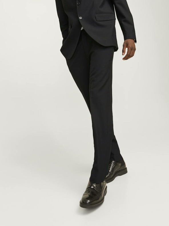 Jack & Jones Čierne pánske nohavice Jack & Jones Brush