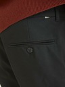 Jack & Jones Čierne pánske chino nohavice Jack & Jones Tace