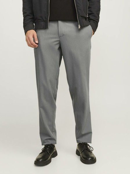 Jack & Jones Šedé pánske chino nohavice Jack & Jones Tace