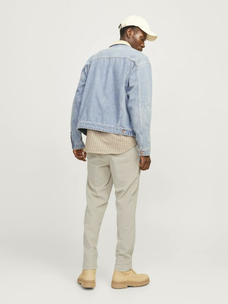 Jack & Jones Béžové pánske manšestrové nohavice Jack & Jones Tace