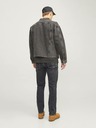 Jack & Jones Čierne pánske džínsy rovného strihu Jack & Jones Chris