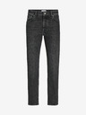 Jack & Jones Čierne pánske džínsy rovného strihu Jack & Jones Chris