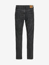 Jack & Jones Čierne pánske džínsy rovného strihu Jack & Jones Chris