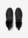 Jack & Jones Čierne pánske kožené členkové topánky Jack & Jones Queens