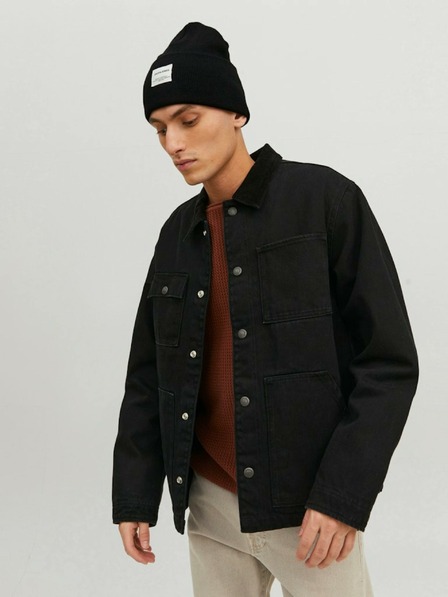 Jack & Jones Čierna čiapka Jack & Jones Clong