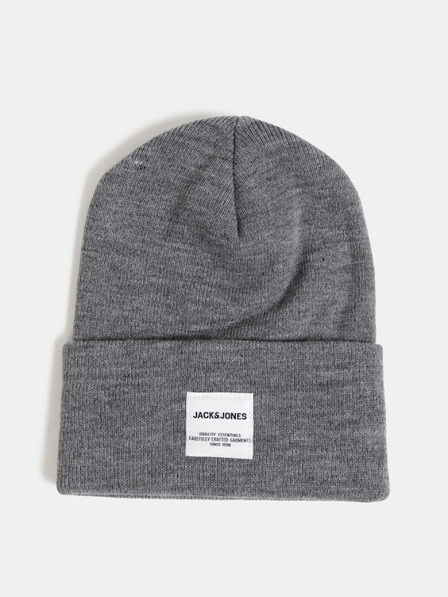 Jack & Jones Šedá čiapka Jack & Jones Clong