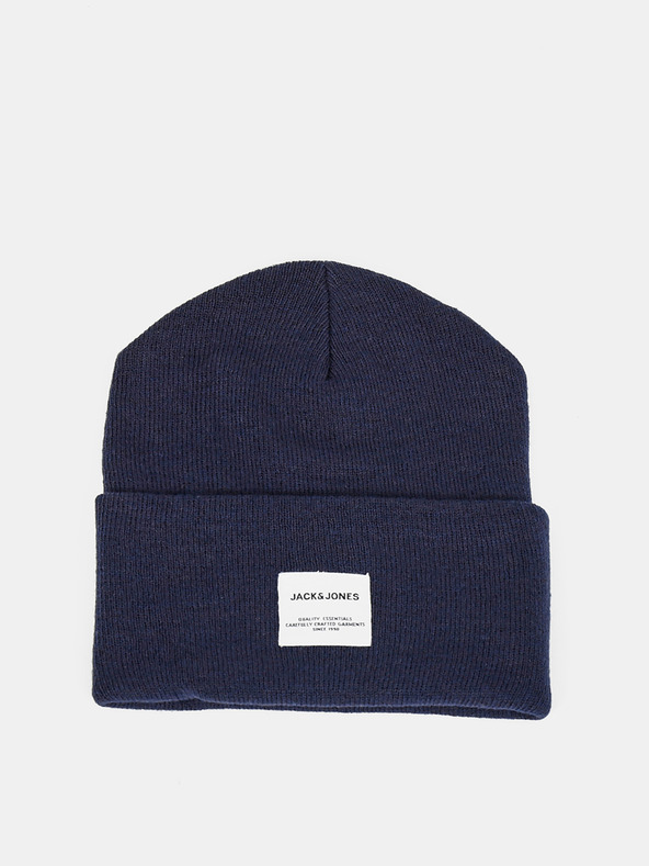 Jack & Jones Tmavomodrá dlhá čiapka Jack & Jones