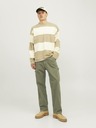 Jack & Jones Khaki pánske nohavice Jack & Jones Eddie