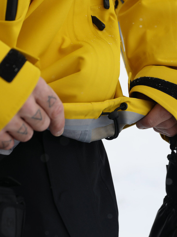 Horsefeathers Terra 3-vrstvová bunda - sulphur Horsefeathers