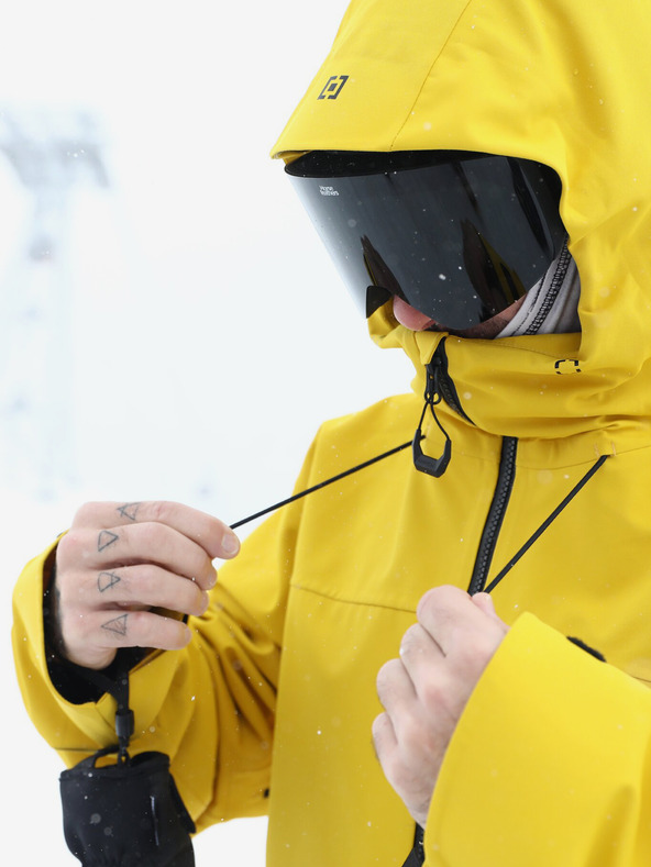 Horsefeathers Terra 3-vrstvová bunda - sulphur Horsefeathers