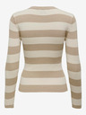 Jacqueline de Yong JDY Plum Beige Women's Striped Sweater