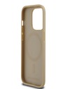 Karl Lagerfeld PU Karl Heads Pattern Magsafe zadný kryt pre iPhone 14 Pro Beige Karl Lagerfeld