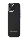Karl Lagerfeld Grained PU Hotel RSG zadný kryt pre iPhone 15 čierny Karl Lagerfeld