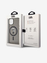 Karl Lagerfeld IML Ikonik MagSafe zadný kryt pre iPhone 15 čierny Karl Lagerfeld