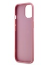 Karl Lagerfeld Vymakaný zadný kryt PU Signature Logo pre iPhone 15 Pink Karl Lagerfeld