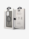Karl Lagerfeld IML Ikonik MagSafe zadný kryt pre iPhone 15 Pro Max čierny Karl Lagerfeld