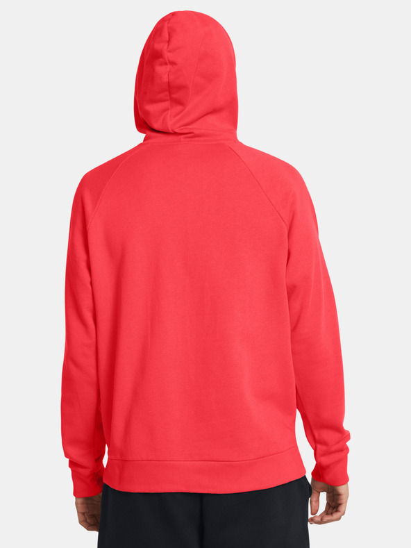 Under Armour Pánska mikina Under Armour UA Rival Fleece Hoodie-RED