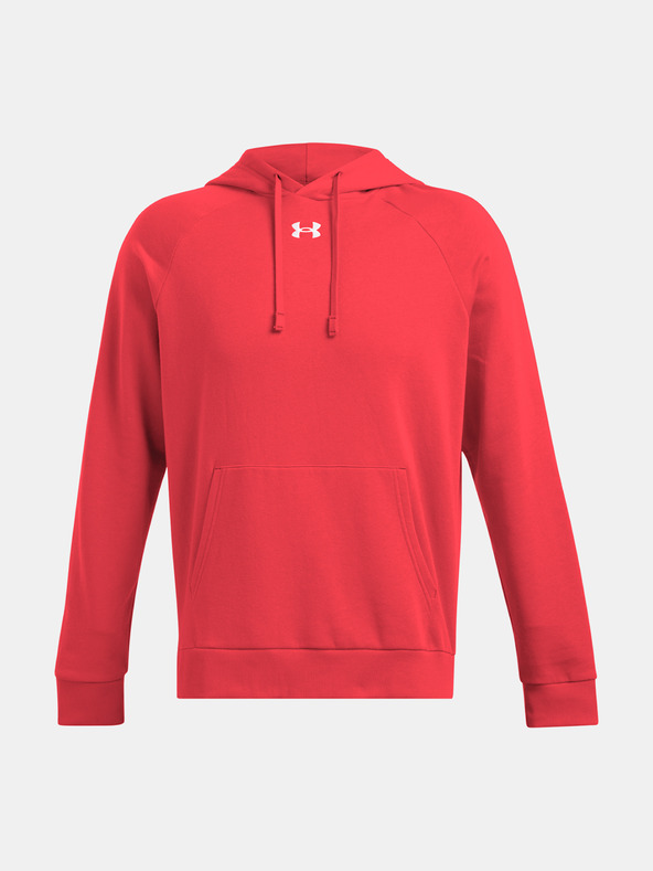 Under Armour Pánska mikina Under Armour UA Rival Fleece Hoodie-RED