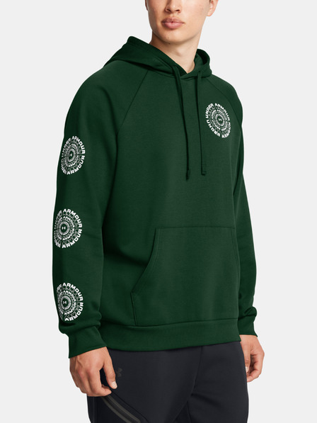 Under Armour Pánska mikina Under Armour UA Rival Fleece HBR Logo HD-GRN