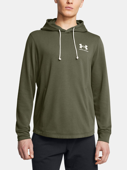 Under Armour Pánska mikina Under Armour UA Rival Terry LC HD-GRN