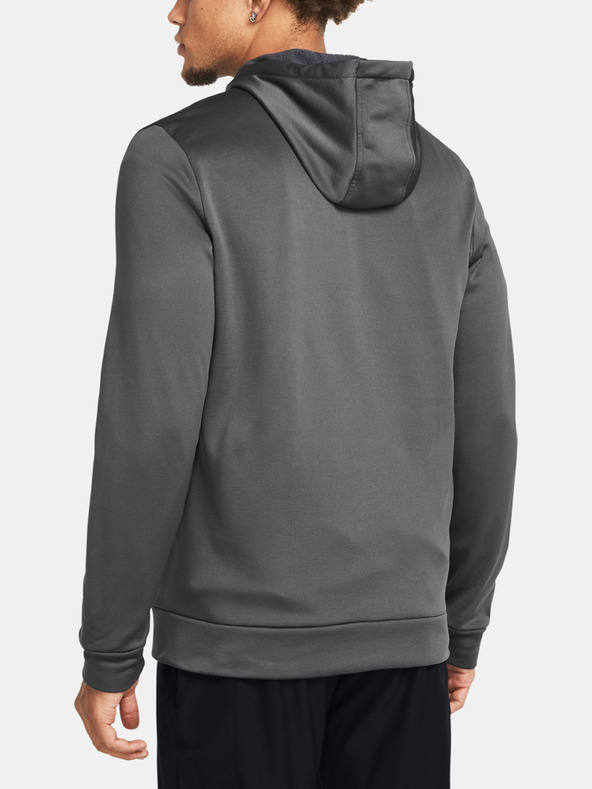 Under Armour Pánska mikina Under Armour UA Armour Fleece FZ Hoodie-GRY