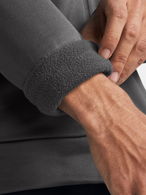 Under Armour Pánska mikina Under Armour UA Armour Fleece FZ Hoodie-GRY