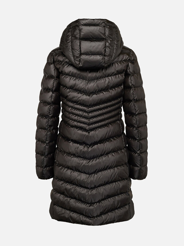 Geox Čierny dámsky kabát Geox Zosma