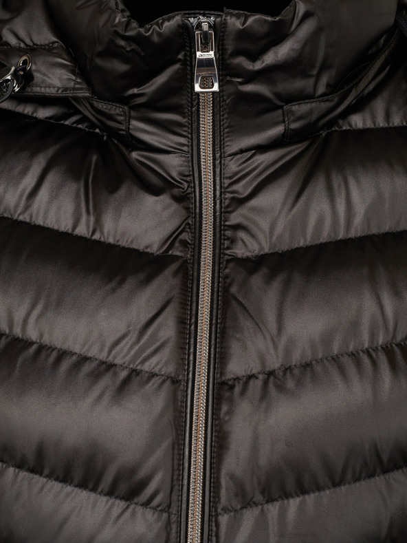 Geox Čierny dámsky kabát Geox Zosma