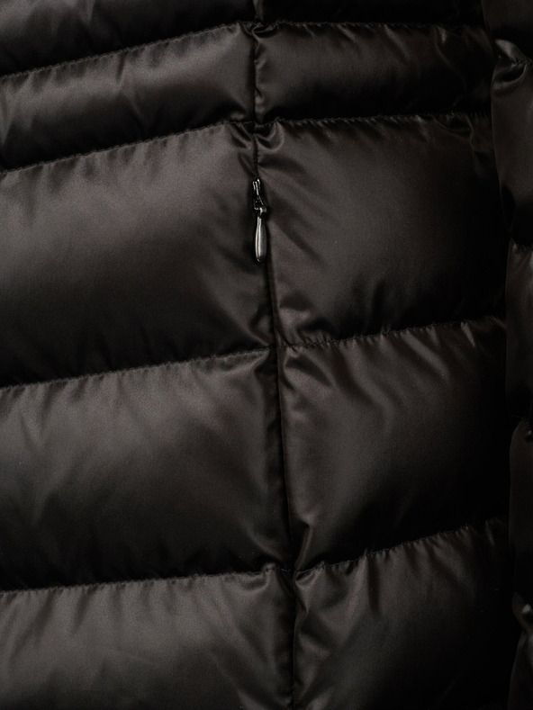 Geox Čierny dámsky kabát Geox Zosma