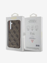 Guess Guess 4G Charm zadný kryt pre Samsung Galaxy A55 Brown