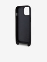 Karl Lagerfeld Karl Lagerfeld Saffiano Crossbody Strap Metal Karl and Choupette Zadný kryt pre iPhone 15 Black