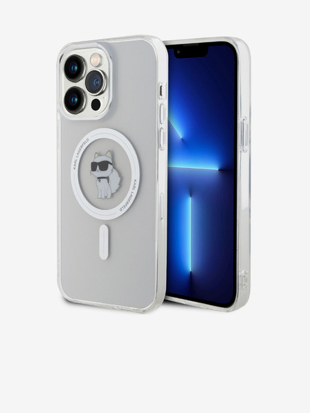 Karl Lagerfeld Karl Lagerfeld IML Choupette MagSafe Zadný kryt pre iPhone 15 Pro Max Transparent