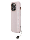 Karl Lagerfeld Karl Lagerfeld PU Saffiano Zadný kryt s kamienkami pre iPhone 14 Pro ružový