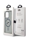 Karl Lagerfeld Karl Lagerfeld IML K&CH Heads Metal Frame MagSafe zadný kryt pre iPhone 15 Pro Black