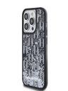 Karl Lagerfeld Zadný kryt Liquid Glitter Monogram Gradient pre iPhone 14 Pro Max Black Karl Lagerfeld