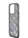 Karl Lagerfeld Zadný kryt Liquid Glitter Monogram Gradient pre iPhone 14 Pro Max Black Karl Lagerfeld