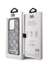 Karl Lagerfeld Zadný kryt Liquid Glitter Monogram Gradient pre iPhone 14 Pro Max Black Karl Lagerfeld