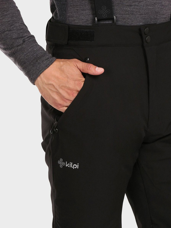 Kilpi Čierne pánske lyžiarske nohavice Kilpi METHONE