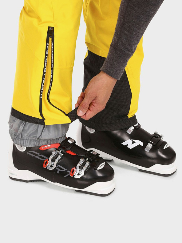 Kilpi Žlté pánske lyžiarske nohavice Kilpi METHONE