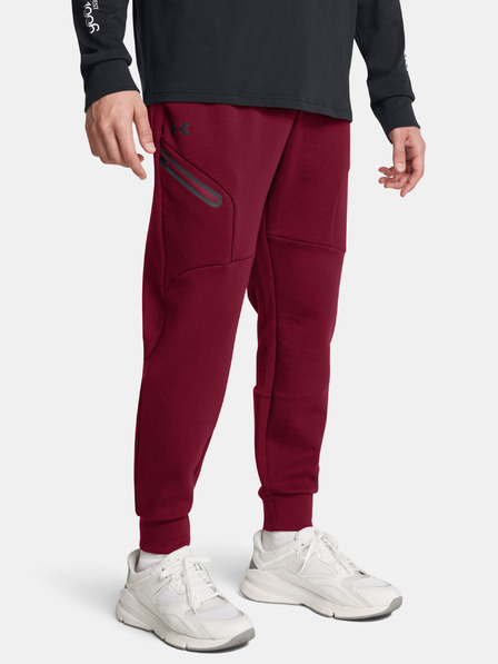 Under Armour Pánske teplaky Under Armour UA Unstoppable Flc Jgr EU-RED