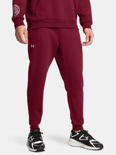 Under Armour Pánske teplaky Under Armour UA Rival Fleece Joggers-RED