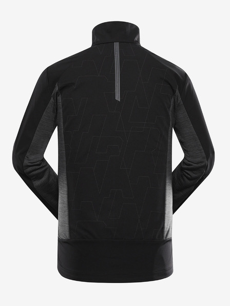 ALPINE PRO Pánska softshellová bunda s membránou ALPINE PRO UKEB black