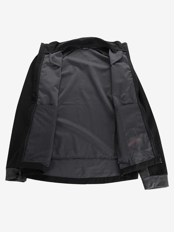 ALPINE PRO Pánska softshellová bunda s membránou ALPINE PRO UKEB black