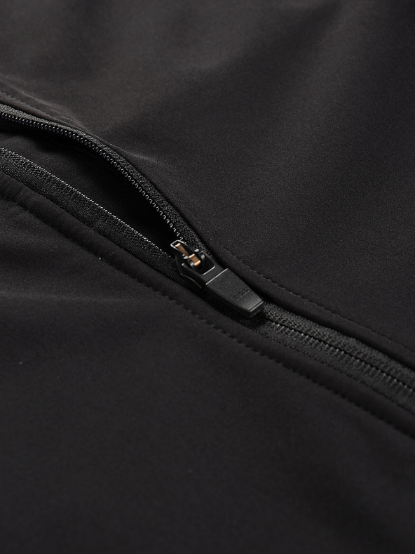 ALPINE PRO Pánska softshellová bunda s membránou ALPINE PRO UKEB black