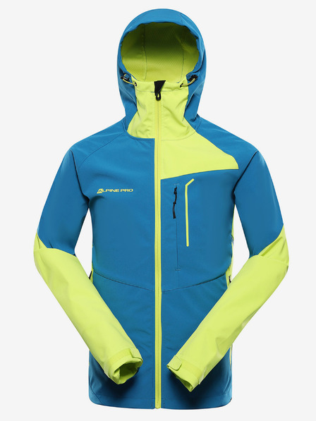 ALPINE PRO Pánska softshellová bunda s membránou ALPINE PRO ESPRIT mykonos blue