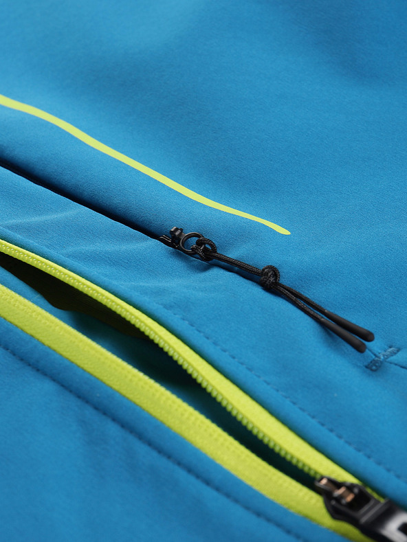 ALPINE PRO Pánska softshellová bunda s membránou ALPINE PRO ESPRIT mykonos blue