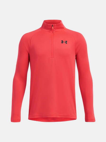 Under Armour Chlapčenské tričko Under Armour UA Tech 2.0 1/2 Zip-RED
