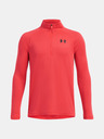 Under Armour Chlapčenské tričko Under Armour UA Tech 2.0 1/2 Zip-RED