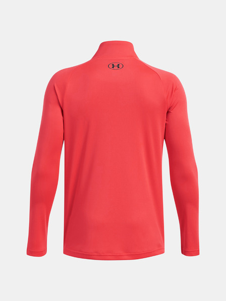 Under Armour Chlapčenské tričko Under Armour UA Tech 2.0 1/2 Zip-RED